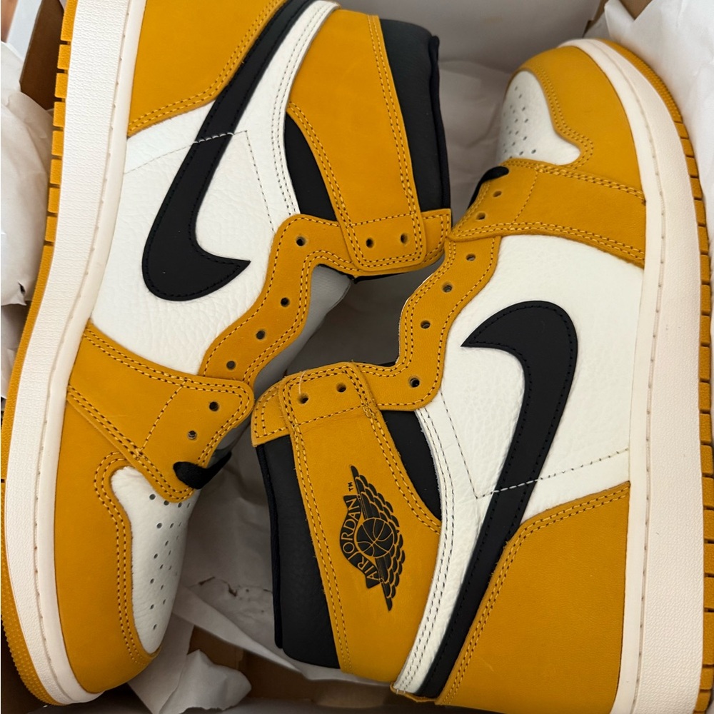 Nike Bold Yellow and Black Shoes